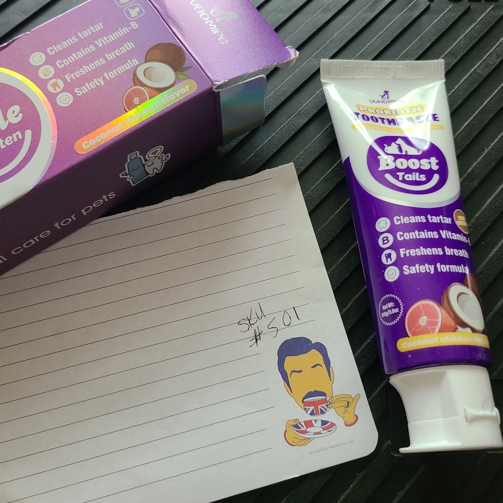 Probiotic Toothpaste with Coconut Chicken Flavor - Picture 5 of 5